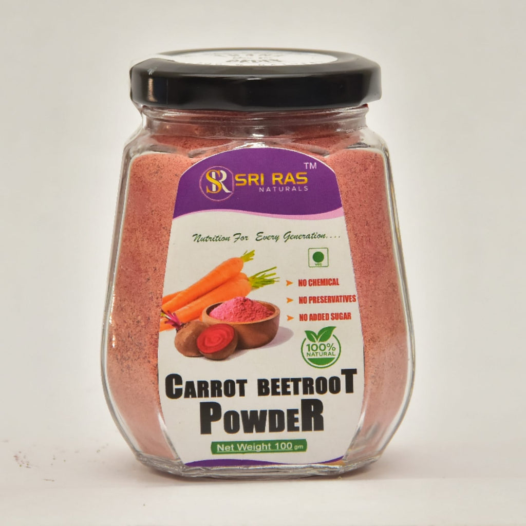 Beetroot & Carrot Mix Powder  – 100% Natural & Chemical-Free