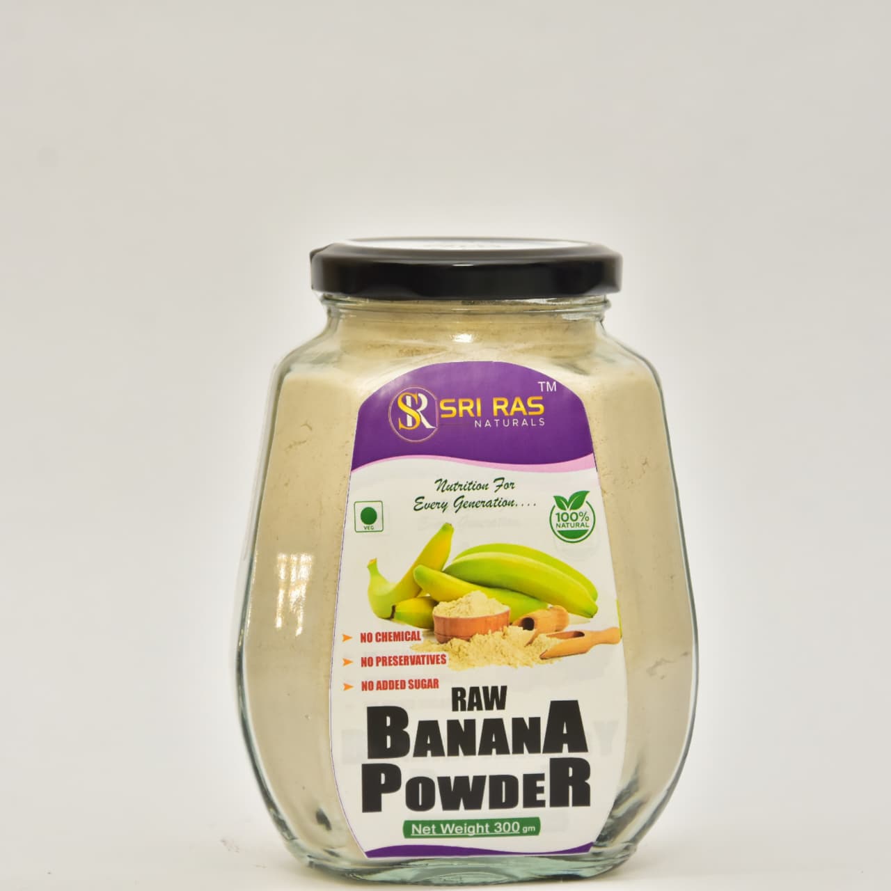 Raw Banana Powder - 100 % Natural , No chemicals