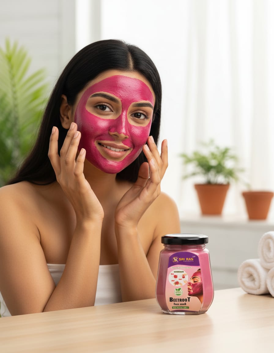 Beetroot Face Pack Powder 100g (100% Natural / Chemical Free)